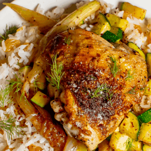 steamed organic chicken with assorted veggies & rice