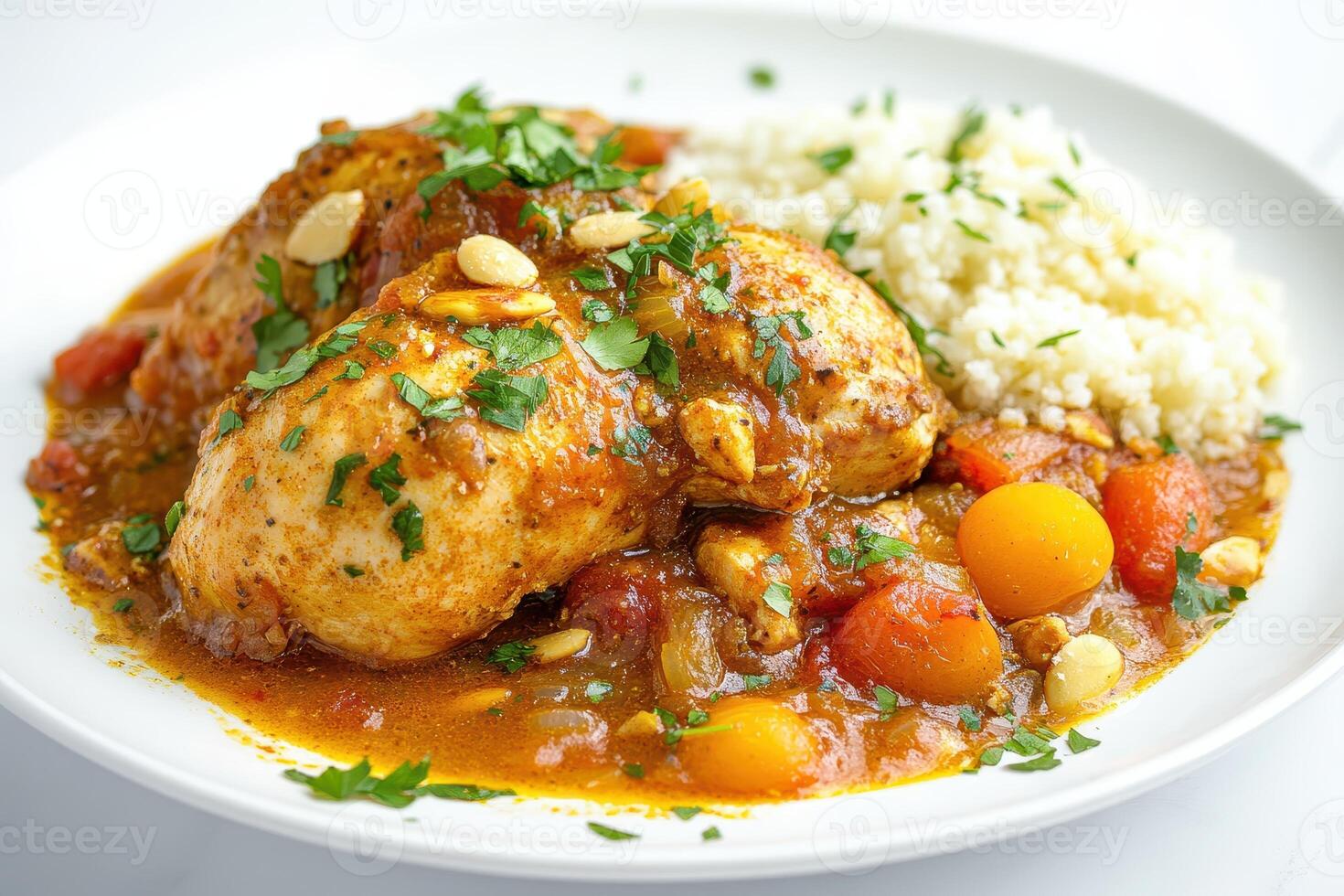 rice & organic chicken stew