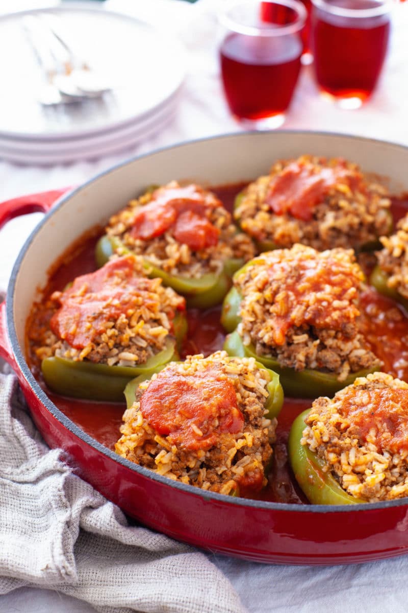 stuffed peppers with rice