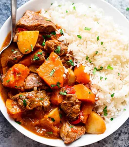 rice & beef stew