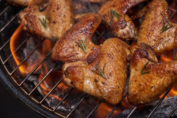 grilled and fried chicken